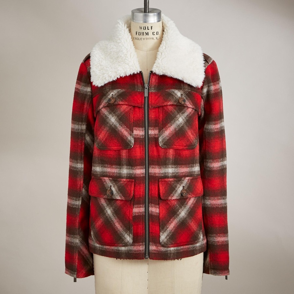 Sundance catalog size S fall wool-blend jacket. EXCELLENT, like-new condition. - Picture 4 of 11